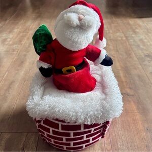 Dan Dee Christmas Santa Chimney Hat Animated Sings Collectors Choice Plush